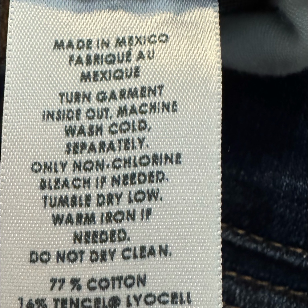 CASLON LADIES DARK DENIM STRETCH SKINNY JEANS 12/31 - Picture 4 of 9